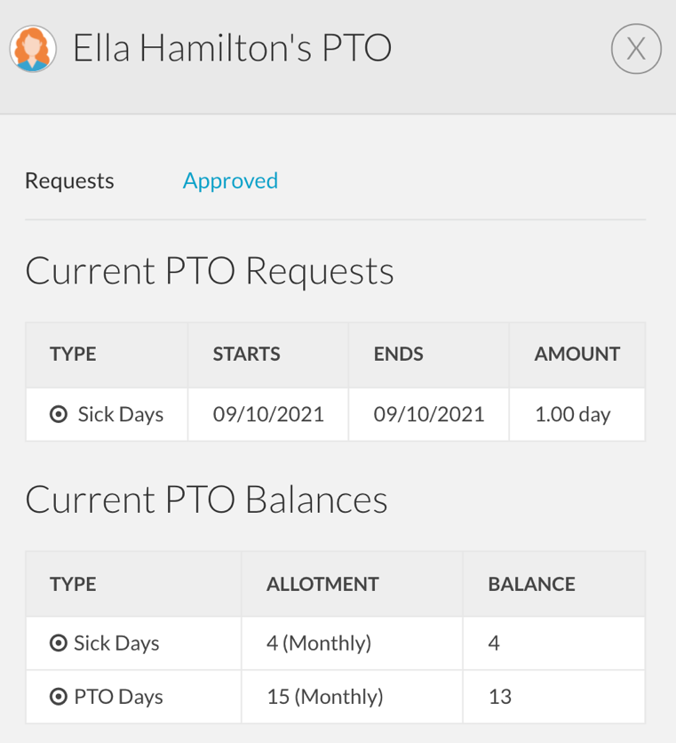 View the PTO Calendar (Admin) Knowledge Base BerniePortal